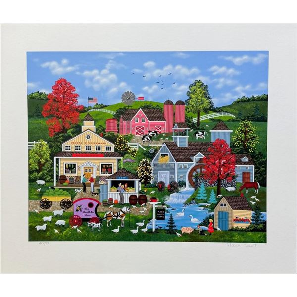 Jane Wooster Scott SWEET CORN AND SUMMER DREAMS Hand Signed Numbered Serigraph
