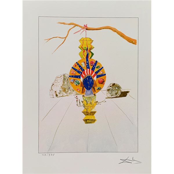 Salvador Dali AMERICAN CLOCK Facsimile Signed Limited Edition Giclee