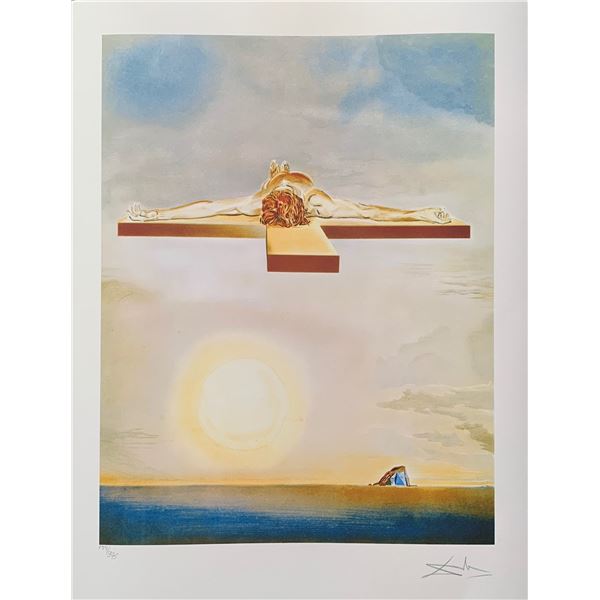 Salvador Dali CHRIST ON THE CROSS Facsimile Signed & Numbered Giclee