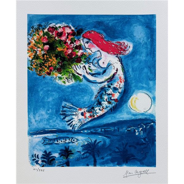 Marc Chagall BAY OF ANGELS Facsimile Signed Limited Edition Giclee