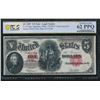 Image 1 : 1907 $5 Legal Tender Note PCGS 62PPQ