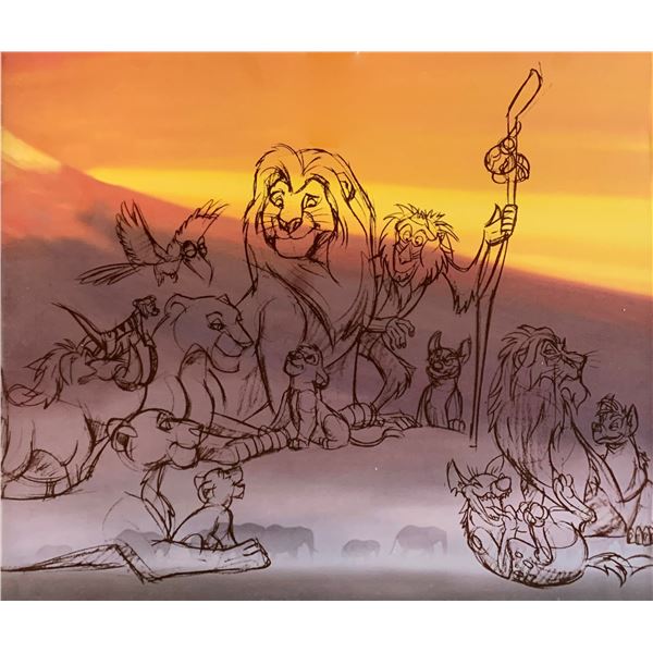 Walt Disney THE LION KING 1994 Limited Edition Sericel