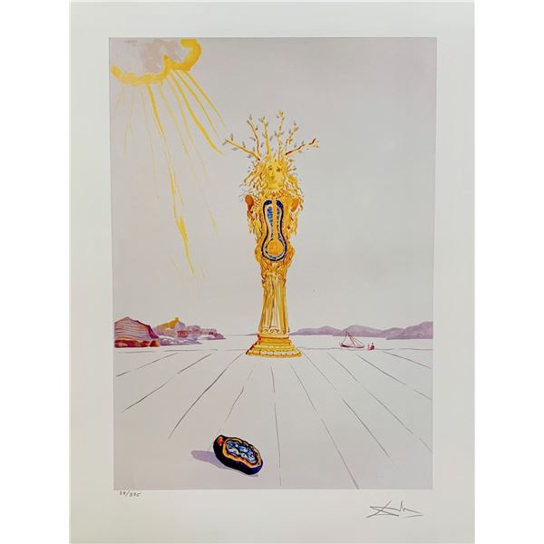 Salvador Dali BAROMETER WOMAN Facsimile Signed & Numbered Giclee