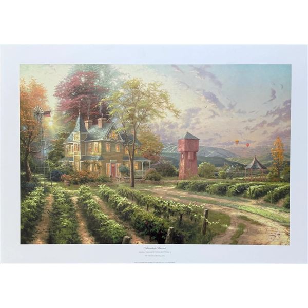 Thomas Kinkade ABUNDANT HARVEST Hand Signed Limited Edition Lithograph
