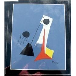 MIRO" ALLES FLAMBOYANTES" LITHOGRAPH