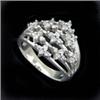 Image 1 : 1/2 ctw Diamond & Solid White Gold Ring