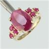 Image 1 : 4 ctw Genuine Ruby Ring