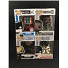 Image 1 : LOT OF 4 FUNKO POPS IN ORIGINAL PACKAGING