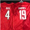 Image 1 : LOT OF 2 NEW WITH TAGS MENS WORLD CUP SOCCER JERSEY (DAVIES, RICE) MENS L