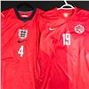Image 2 : LOT OF 2 NEW WITH TAGS MENS WORLD CUP SOCCER JERSEY (DAVIES, RICE) MENS L