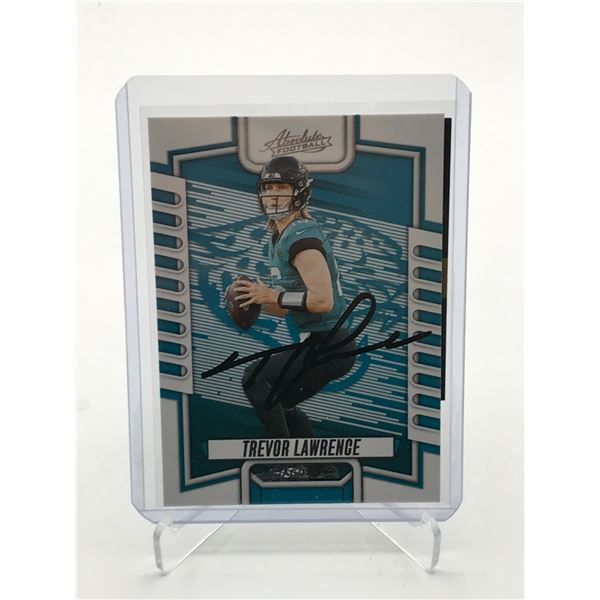 TREVOR LAWRENCE SIGNED TRADING CARD - VS AUTOGRAPHS COA
