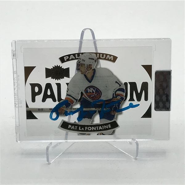 2019-20 UPPER DECK CLEAR CUT PAT LAFONTAINE AUTO