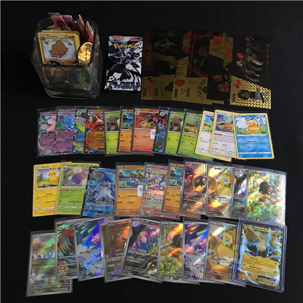 LOT OF LOOSE POKEMON TCG TRADING CARDS AND 1 JAPANESE BLACK BOLT SEALED PACK