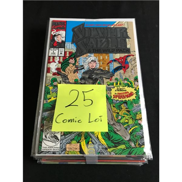 LOT OF 25 SUPERHERO COMICS
