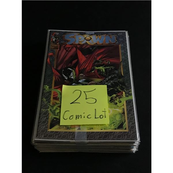 LOT OF 25 SUPERHERO COMICS