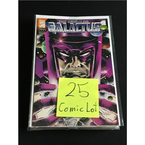 LOT OF 25 SUPERHERO COMICS