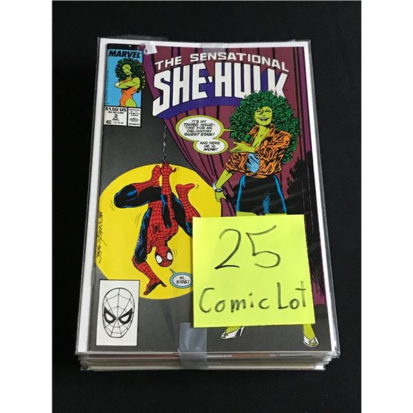 LOT OF 25 SUPERHERO COMICS