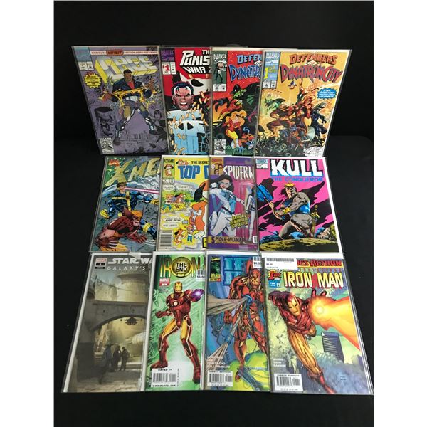 LOT OF 12 MIXED TITLE MARVEL COMICS