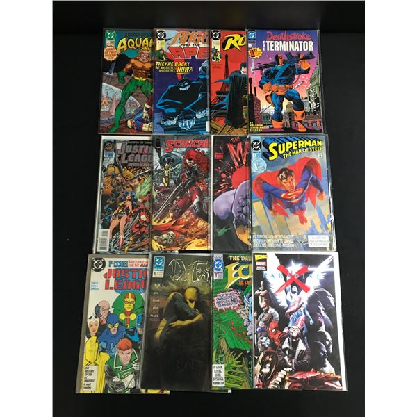LOT OF 12 MIXED TITLE COMICS - DC