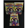 Image 1 : LOT OF 3 MACHINE MAN #1 COMICS - MARVEL COMICS