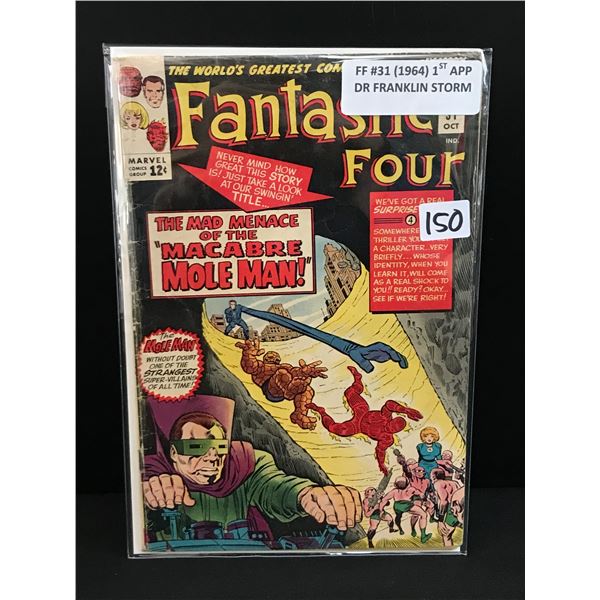 FANTASTIC FOUR #31 (1964) 1ST APP DR. FRANKLIN STORM - MARVEL COMICS