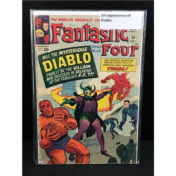 FANTASTIC FOUR #30 1ST APP OF DIABLO - MARVEL COMICS