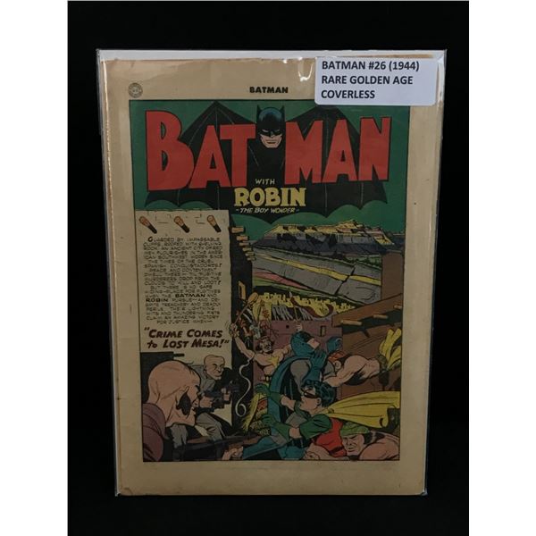 BATMAN #26 (1944) COVERLESS - DC COMICS