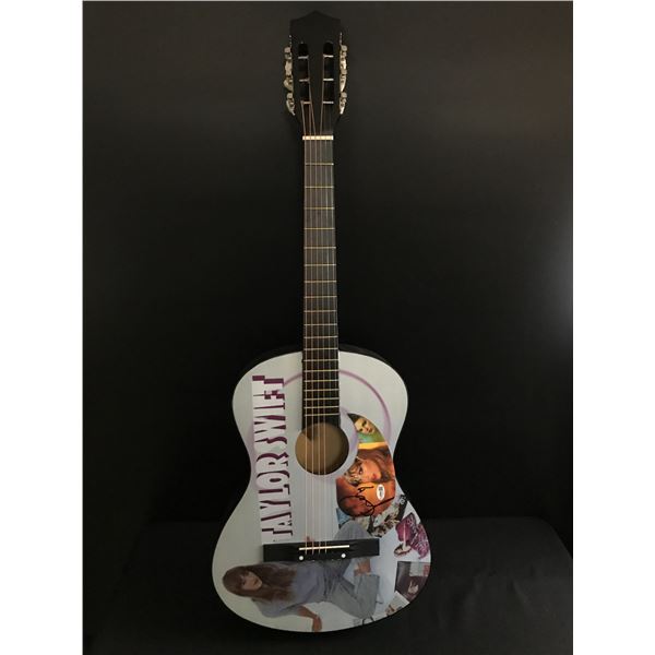 TAYLOR SWIFT SIGNED ACOUSTIC GUITAR (JSA COA)