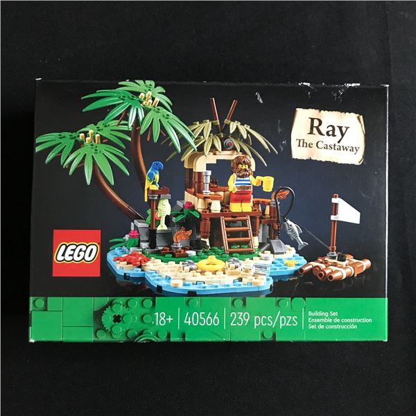 SEALED AND RETIRED LEGO 40566 RAY THE CASTAWAY SET IN ORIGINAL PACKAGING