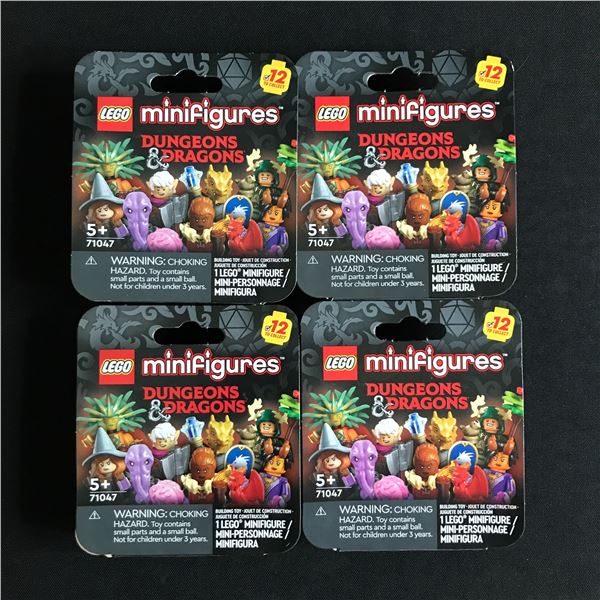 LOT OF 4 LEGO DUNGEONS AND DRAGONS MINIFIGURES #71047 IN ORIGINAL PACKAGING