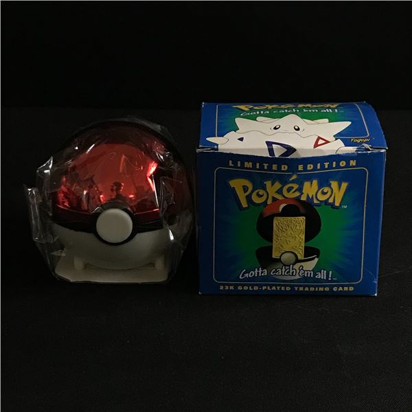 1999 POKEMON SPECIAL EDITION 23 KARAT GOLD PLATED TRADING CARD IN ORIGINAL PACKAGING