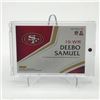 Image 2 : 2019 PANINI LIMITED FOOTBALL DEEBO SAMUEL PATCH ROOKIE TRADING CARD 50/99