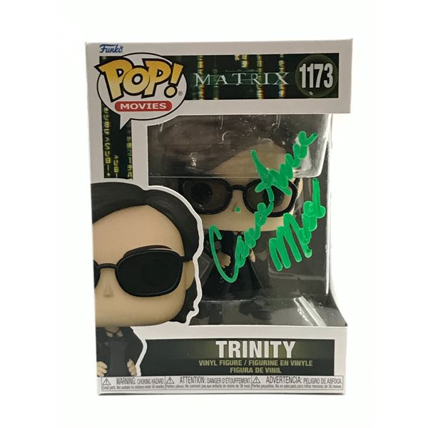 CARRIE ANN MOSS SIGNED TRINITY MATRIX FUNKO POP - ACE COA