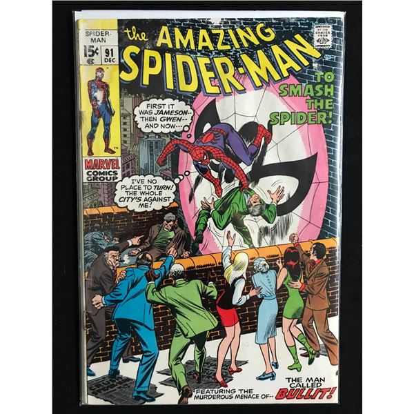 THE AMAZING SPIDERMAN #91 - MARVEL COMICS