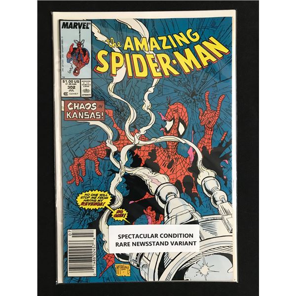 THE AMAZING SPIDERMAN #302 NEWSSTAND EDITION - MARVEL COMICS