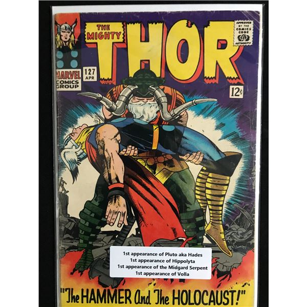 THE MIGHTY THOR #127 LOTS OF 1ST APPS - MARVEL COMICS
