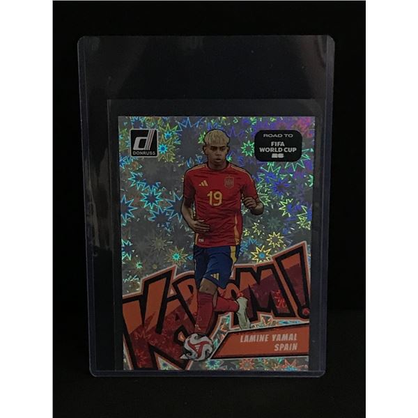 PANINI ROAD TO FIFA WORLD CUP LAMINE YAMAL KABOOM TRADING CARD JUMBO