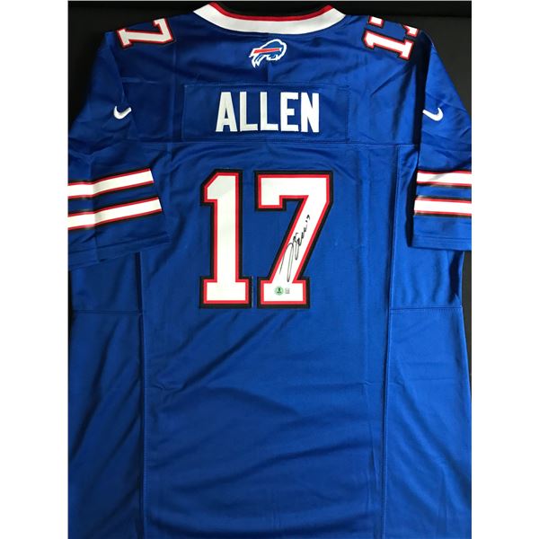 JOSH ALLEN SIGNED BUFFALO BILLS FOOTBALL JERSEY - BECKETT COA