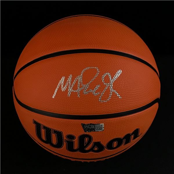 MAGIC JOHNSON SIGNED WILSON BASKETBALL (ACE COA)