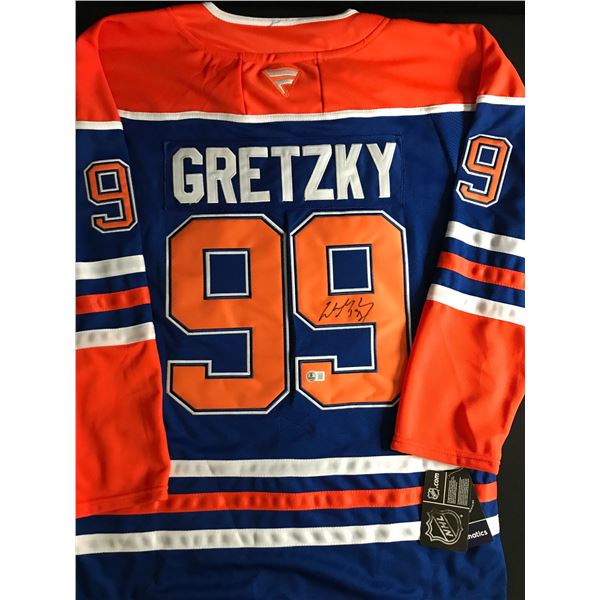 WAYNE GRETZKY SIGNED EDMONTON OILERS JERSEY - BECKETT COA
