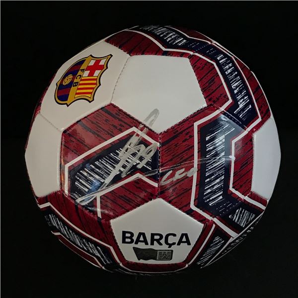 LIONAL MESSIE SIGNED FC BARCELONA SOCCER JERSEY (ACE COA)