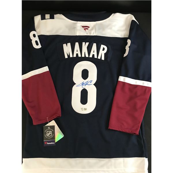 CALE MAKAR SIGNED COLORADO AVALANCHE CUSTOM JERSEY - ACE COA