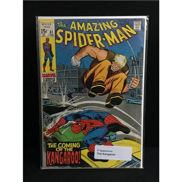 THE AMAZING SPIDERMAN #81 1ST KANGAROO - MARVEL COMICS