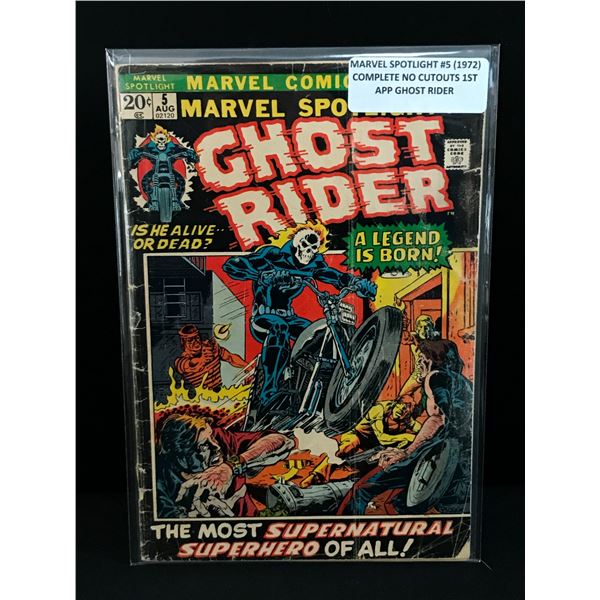 MARVEL SPOTLIGHT #5 (1972) 1ST APP GHOST RIDER - MARVEL COMICS