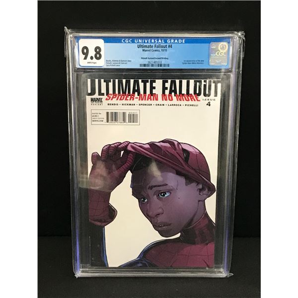 ULTIMATE FALLOUT #4 BY MARVEL COMICS - CGC GRADE 9.8