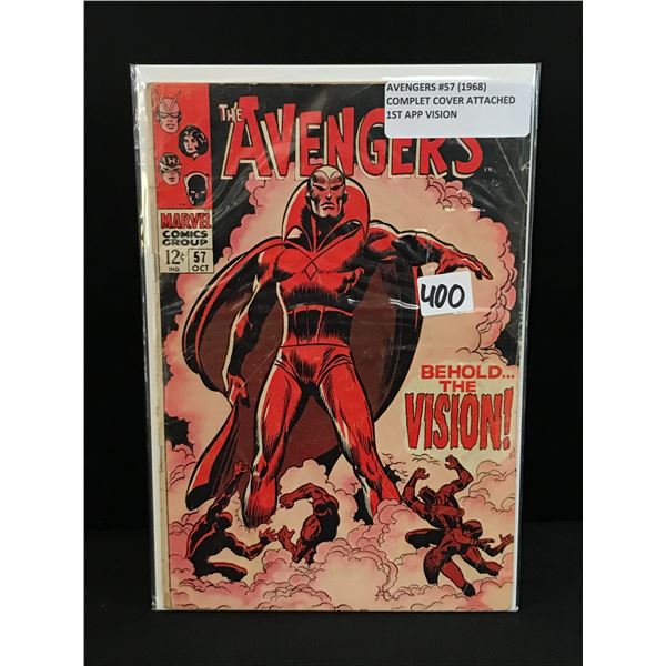 THE AVENGERS #57 (1968) 1ST APP VISION - MARVEL COMICS