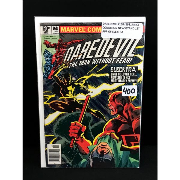 DAREDEVIL #168 (1981) 1ST APP ELEKTRA - MARVEL COMICS