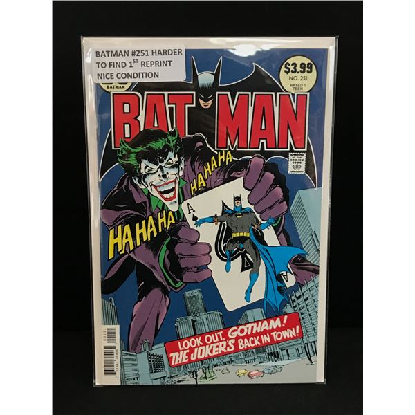 BATMAN #251 1ST REPRINT - DC COMICS
