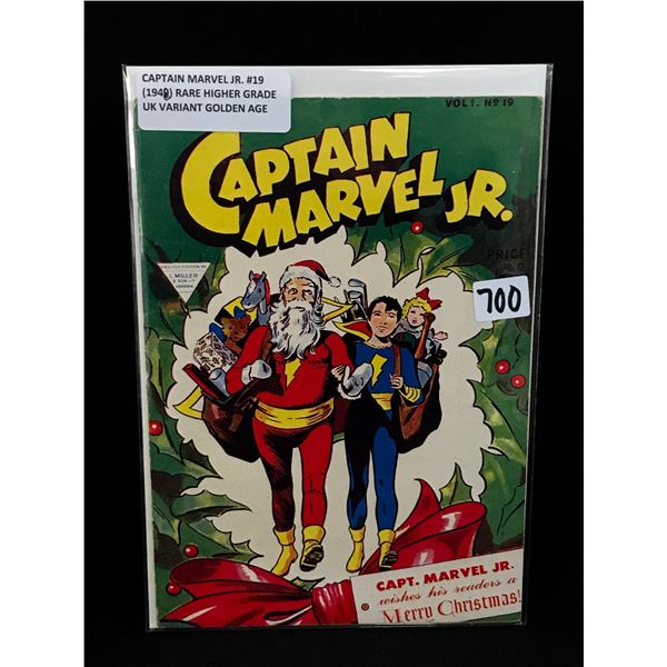 CAPTAIN MARVEL JR #19 (1949) UK EDITION - L MILLER & SON