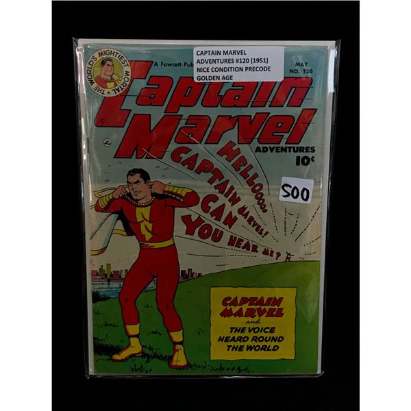 CAPTAIN MARVEL ADVENTURES #120 (1951) - A FAWCETT PUBLICATION